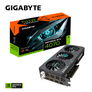 Tarjeta Gráfica Usada GeForce RTX 4070 OC 12G ATX con Fuente de Alimentación Recomendada de 650W, Bus de Memoria de 192 Bits, GV-N4070AERO OC-12GD GIGABYTE - Product Image 1