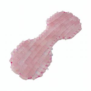 Outils de beauté pour spa : masseur en pierres précieuses, masque en quartz rose, coussin oculaire tissé en jade pour le soulagement des yeux - Product Image 6