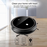 Penyedot debu Robot otomatis 3-in-1 pembersih kering basah untuk rumah tangga hotel menyapu lantai karpet Aspiradora Robot Wi-Fi