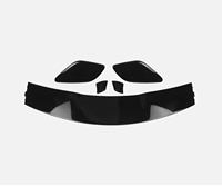 Aileron de coffre arrière double couche en ABS pour Mercedes-Benz Classe A W176 AMG A250 A45 2013-2019