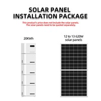 Système de stockage de batterie solaire tout-en-un pour la maison, batterie de secours solaire LiFePO4 5-20KWh 51.2V
