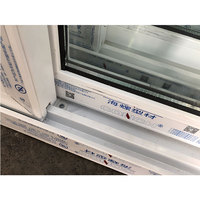 Suministro Directo de Fábrica, Ventana Corredera de Alta Seguridad, Marco de PVC UPVC, Doble Acristalamiento, Insonorizada, Vidrio Anti-Impactos para Uso Exterior