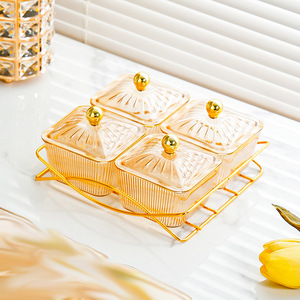 IStapromo Regalos: Bandeja de Lujo para Frutas y Aperitivos, Plato para Frutos Secos para Sala de Estar, Caja de Almacenamiento de Nueces para el Hogar, Ideal para Bodas - Product Image 5