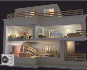 Pompe à chaleur commerciale à fréquence <span class=keywords><strong>fixe</strong></span> série R-410A pour unités HVAC U-Match de type cassette ou colonne - Product Image 5