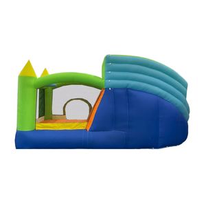 Château gonflable avec toboggan et piscine à pistolets à eau pour enfants, idéal pour les fêtes à domicile – Nouveauté très prisée - Product Image 2