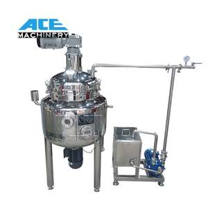 Máquina Homogeneizadora al Vacío de 100L, Tanque Mezclador para Crema Facial y Corporal, Ungüento, con Calentamiento por Vapor de Fase Hidráulica y Oleosa, Emulsionador - Product Image 3