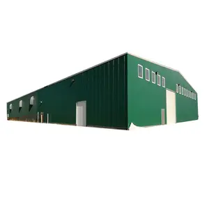 Commercial Portal Frame Customized Structural Steel Warehouse Storage Shed