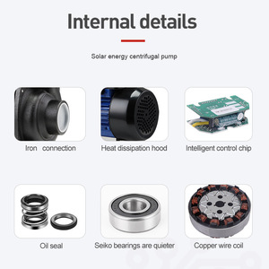 Solar Centrifugal Pump 45mm Discharge High Head Large Flow Rate Booster Water Pump For Irrigation - Product Image 3