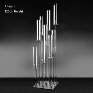 GJ-CH01-14 Oem Crystal <b>Candlestick</b> <b>Holders</b> for Home Wedding Decoration Crystal <b>Candlestick</b> New Design <b>Gold</b> Silver Handmade - Product Image 4
