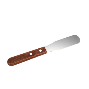 Tandheelkundige Gips Spatel Houten Handvat Metalen Mes Tandheelkundig Lab Gips Mengen Spatels Gips Steen Menginstrument - Product Image 3