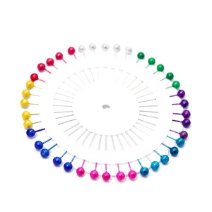 <span class=keywords><strong>Épingle</strong></span> à coudre de tête de perle décorative colorée arc-en-ciel RTS 36mm - Product Image 1