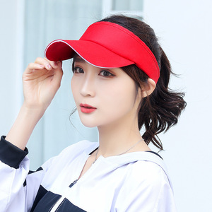 Open Top Tennis Cap For Men And Women Extra Long Visorless Sun Hat Sunscreen Sport Style Adult Promotional Hat - Product Image 3