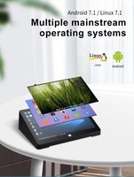 Mini Pc todo en uno para pantalla Industrial, sistema Android de 10,1 pulgadas, 1920x1200, 4 + 64GB, batería de pantalla táctil