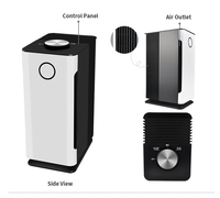 Purificateur d'air fabriqué en usine Purificateur d'air de chambre Purificateur d'air portable intelligent