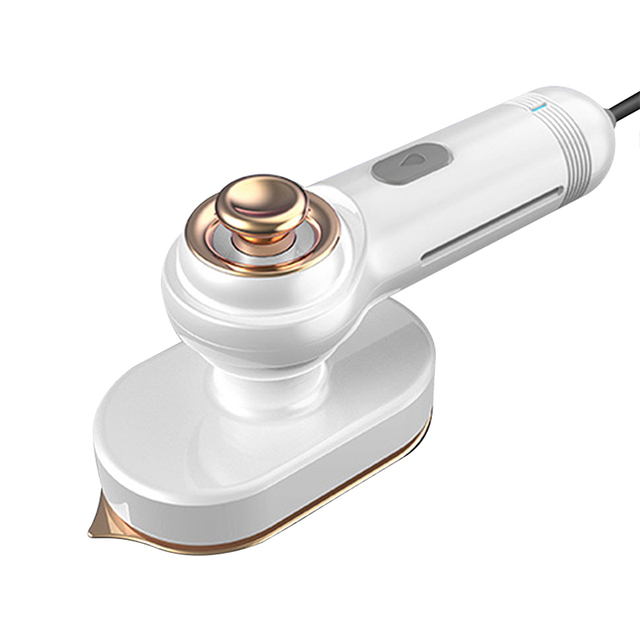 Portable Mini Electric Hanging Press Steam Iron with Aluminum Soleplate for Home Hotel Travel Handheld Clothing Household Use