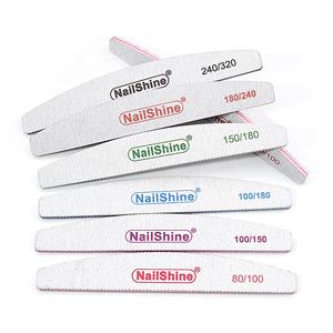 Lime per unghie professionali 80/100/150/180/240/320 con grana colorata riutilizzabile di alta qualità per Manicure Zebra con Logo - Product Image 4