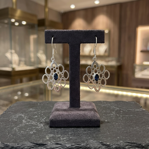 H.A. de haute qualité Boucles d'oreilles pendantes en argent pour femmes, pierre de zircon jaune, forme marquise, style Bellyful, faites à la main, cadeau, vente en gros - Product Image 3