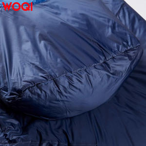 Saco de Dormir Woqi Tipo Momia, Azul Oscuro, Nailon, Resistente al Viento, para Clima Frío, Uso en Exteriores para Adultos, Longitud Estándar - Product Image 4