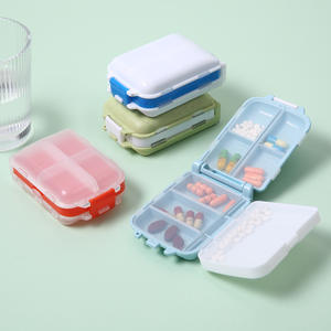 กล่องเก็บยาวิตามินฟางข้าวสาลีเป็นมิตรต่อสิ่งแวดล้อมใหม่ - Product Image 4