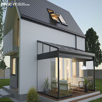 Fenêtre de toit en verre en alliage d'aluminium à commande automatique à distance avec un design moderne pour la maison