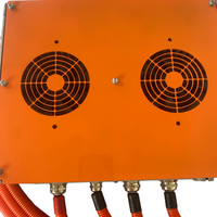 Chargeur de batterie embarqué pour véhicule électrique 6600W Niveau 2, sortie 48V/72V, refroidissement par air, étanche IP67, température de fonctionnement -35~+85°C pour voiturette de golf