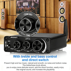 เครื่องขยายเสียงดิจิตอลสำหรับบ้าน BRZHIFI รุ่น NS-15G รองรับ BT 5.0 ระบบเสียง 2.0 แชนแนล - Product Image 5