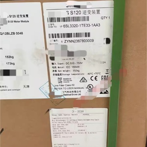Module de commande de fréquence AC SINAMICS S120 160KW 6SL3320-1TE33-1AA3 innovant avec garantie d'un an pour moteur unique - Product Image 2