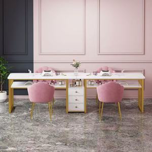 Ensemble table et chaise de manucure de style nouveau, table à ongles multifonctionnelle, mobilier de salon de beauté pour manucure - Product Image 3