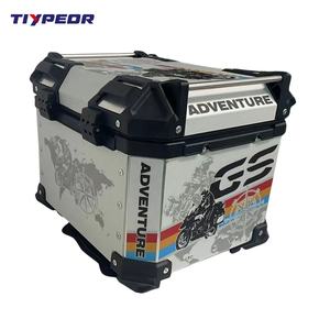 TIYPEOR Coffre arrière en aluminium pour <span class=keywords><strong>moto</strong></span> 36L, grande valise étanche, boîte de rangement pour <span class=keywords><strong>moto</strong></span>, pour R1200R R1200S R1250GS - Product Image 4