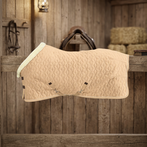 Couverture d'hiver imperméable en velours pour chevaux, doublée de polaire Sherpa, avec quincaillerie en acier inoxydable pour l'écurie et l'extérieur - Product Image 3