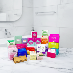 Offres Spéciales : Serviettes Hygiéniques Personnalisées à Faible MOQ, à Base de Plantes, Douces, en Bambou Naturel, Stériles, Non Parfumées, Absorbantes pour le Sang - Product Image 1