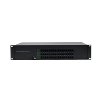 Convertisseur de fibre de ligne téléphonique FXS FXO Multiplexeur optique 64CH Prolongateurs de téléphone à fibre optique Émetteurs-récepteurs à haute fibre optique