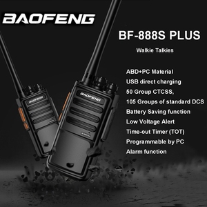Radio bidirectionnelle portable Baofeng BF-888SPLUS édition haut de gamme UHF 400-470 MHz 16 canaux Walike Walkie 5W avec batteries incluses - Product Image 3