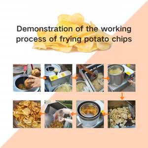 Ligne de production semi-automatique de <span class=keywords><strong>frites</strong></span> et de chips de <span class=keywords><strong>manioc</strong></span> 50-200 kg/h à prix d'usine - Product Image 2