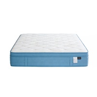 Colchón Hellosleep de Lujo, Personalizado, Tamaño Queen/King, Espuma Viscoelástica Comprimida, Resortes Encapsulados, para Hotel/Dormitorio, Proveedor de Importación Directa
