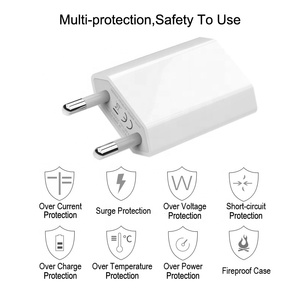 Cao cấp Ultra Slim thiết kế nhỏ gọn EU <span class=keywords><strong>AC</strong></span> cắm 5V 1A du lịch <span class=keywords><strong>Adapter</strong></span> sạc với chứng nhận CE - Product Image 4