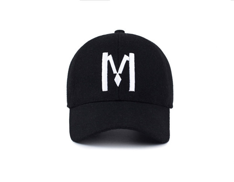 6 panels cap golf men's embroidery baseball hats and cap with metal buckle.