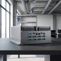 Mini PC industriel sans ventilateur Intel I5-3340M, 2 ports LAN, 10 ports COM, large plage de température, CE RoHS, IPC pour l'automatisation à l'extrémité