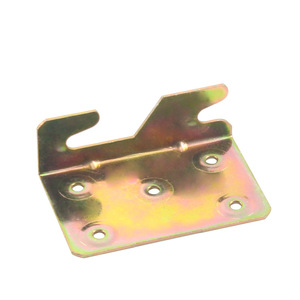 Charnière de meuble 2,5 mm en acier au carbone, montage encastré, quincaillerie durable pour lit en bois - Product Image 4