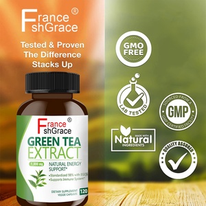 Cápsulas de Extracto de Té Verde con Etiqueta Personalizada, 1000mg, Suplemento Quemagrasas para el Apoyo Cardíaco en Adultos - Product Image 3