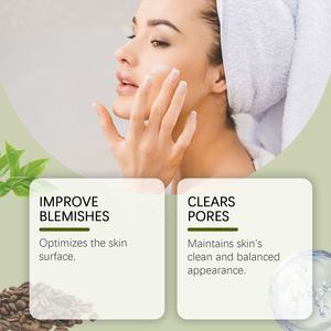 Crème pour le visage <span class=keywords><strong>anti</strong></span>-acné efficace et rapide pour les soins du visage Essence de café arbre à thé pour l'élimination des imperfections Collagène enrichi - Product Image 4