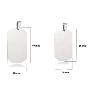 Fabricant en gros de pendentifs personnalisés vierges en métal <span class=keywords><strong>et</strong></span> acier inoxydable, médailles d'identification pour animaux de compagnie, étiquettes nominatives pour chiens à graver, porte-clés - Product Image 3