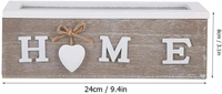 Boîte de rangement pour bijoux en forme de sachet de thé, conteneur de bureau, boîte de rangement en bois pour thé |   Support pour sachets de thé, décoration d'intérieur (3 compartiments)