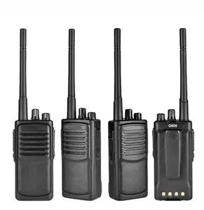 Ham Handheld Waki Taki Radio Q600 alta potencia 10W vatios largo alcance 10km impermeable teléfono Push To Talk Radio bidireccional