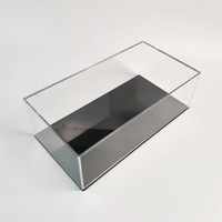Boîte de présentation de modèle de voiture en acrylique personnalisée Jihong, avec couvercle en acrylique intégré, installation facile, boîte de rangement