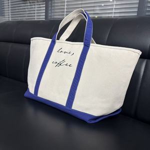 Borsa tote in tela resistente ed ecologica da 16oz/24oz con manico e stampa personalizzata con lettere <span class=keywords><strong>o</strong></span> stampa personalizzabile - Product Image 3
