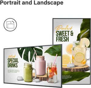 Treo tường kỹ thuật số Bảng menu LCD quảng cáo biển quảng cáo cho nhà hàng và triển lãm cho đồ họa hiển thị - Product Image 3