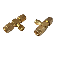 Adaptateur coaxial SMA-JKJ haute Performance adaptateur de connecteur SMA mâle à femelle à mâle à trois voies à bas prix