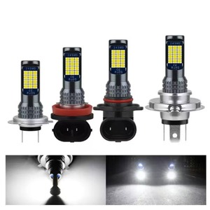 Luz antiniebla delantera LED Golden Eye, bombilla estroboscópica de doble color 24SMD, resistente al agua y a los golpes. Pieza de reacondicionamiento para automóvil compatible con H11 9006 881 H3 <span class=keywords><strong>H8</strong></span> - Product Image 1