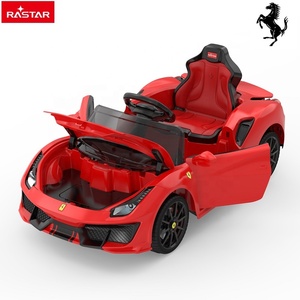 Rastar alta especificación 12V 7A coche eléctrico niños Batería grande niños bebé juguete coche Ferrari paseo en coche para que los niños conduzcan - Product Image 2